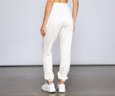 Trendsetting Babe Jogginghose mit hoher Taille